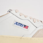 Sneakers uomo Medalist low beige e nera AULM LS21 AUTRY 