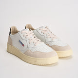 Sneakers uomo Medalist low beige e nera AULM LS21 AUTRY 