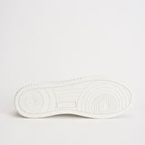 Sneakers uomo Medialist Low in pelle bianca e beige AULM LS30 AUTRY 