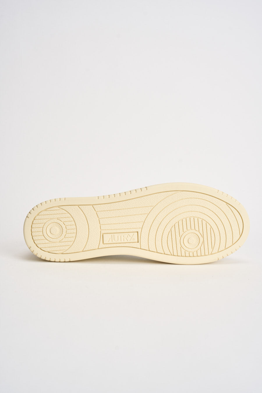 Sneakers uomo Medalist Low in suede bianca e panna AULM LS33 AUTRY 