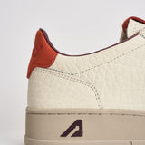 Sneakers uomo Medalist Low bianca e arancione AULM NE17 AUTRY 