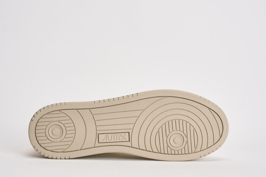 Sneakers uomo Medalist Low bianca e arancione AULM NE17 AUTRY 