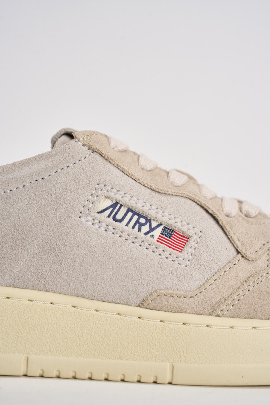 Sneakers uomo Medalist Low in suede grigio AULM TS29 AUTRY 