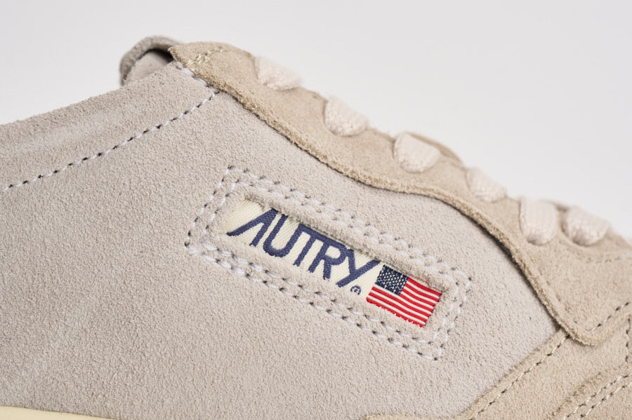 Sneakers uomo Medalist Low in suede grigio AULM TS29 AUTRY 