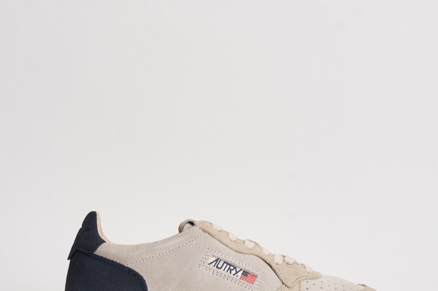 Sneakers uomo Medalist Low in suede grigio AULM TS29 AUTRY 