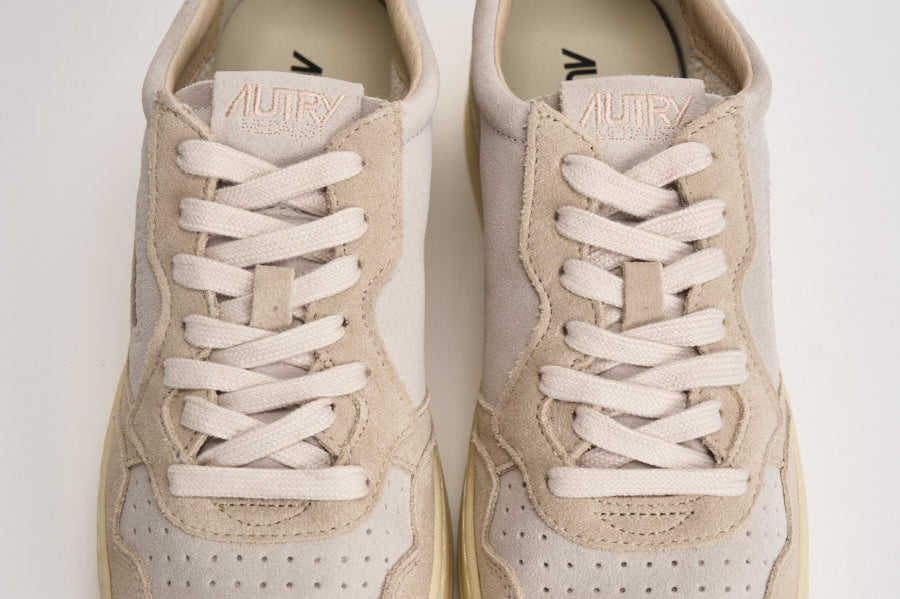 Sneakers uomo Medalist Low in suede grigio AULM TS29 AUTRY 