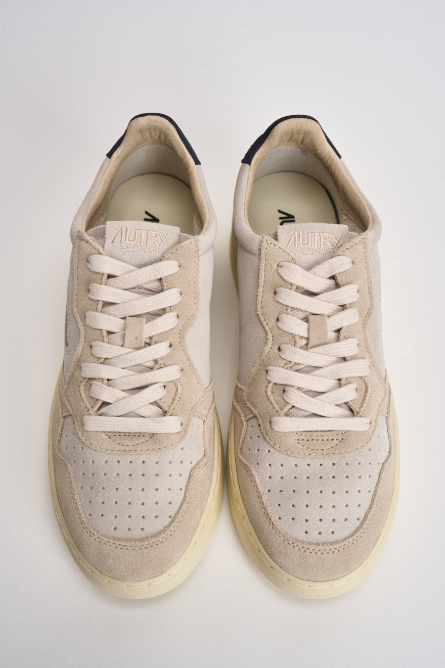 Sneakers uomo Medalist Low in suede grigio AULM TS29 AUTRY 
