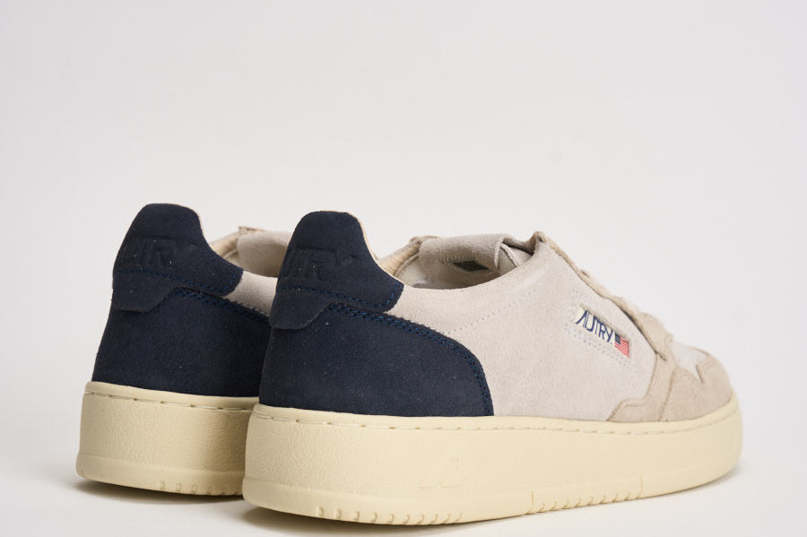 Sneakers uomo Medalist Low in suede grigio AULM TS29 AUTRY 