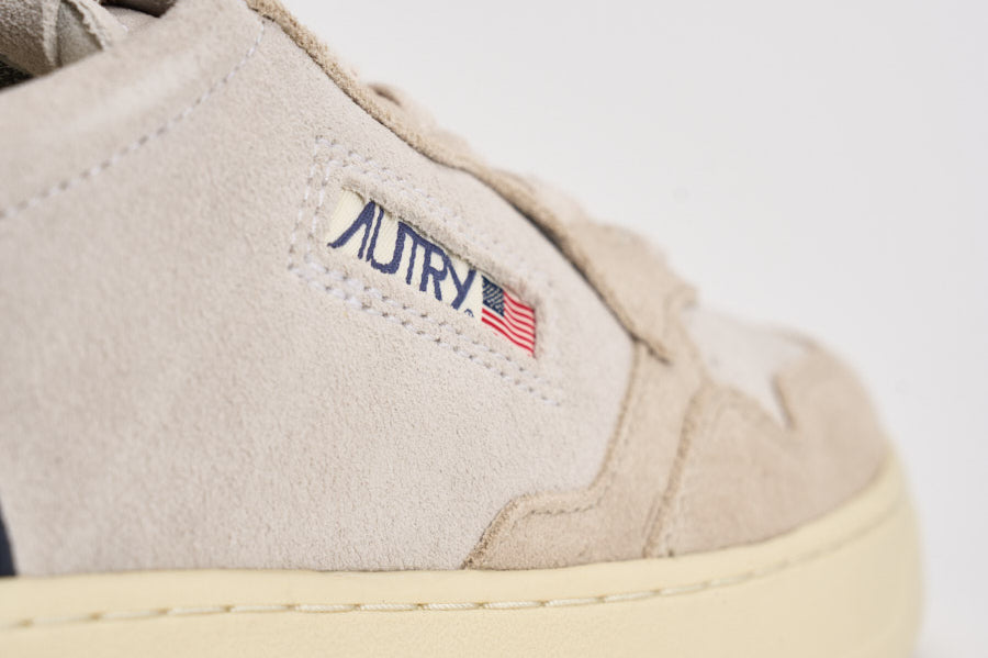 Sneakers uomo Medalist Low in suede grigio AULM TS29 AUTRY 