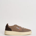 Sneakers uomo Medalist Low in suede marrone AULM TS41 AUTRY 