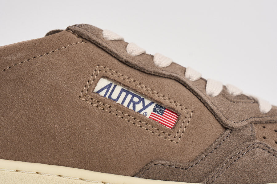 Sneakers uomo Medalist Low in suede marrone AULM TS41 AUTRY 