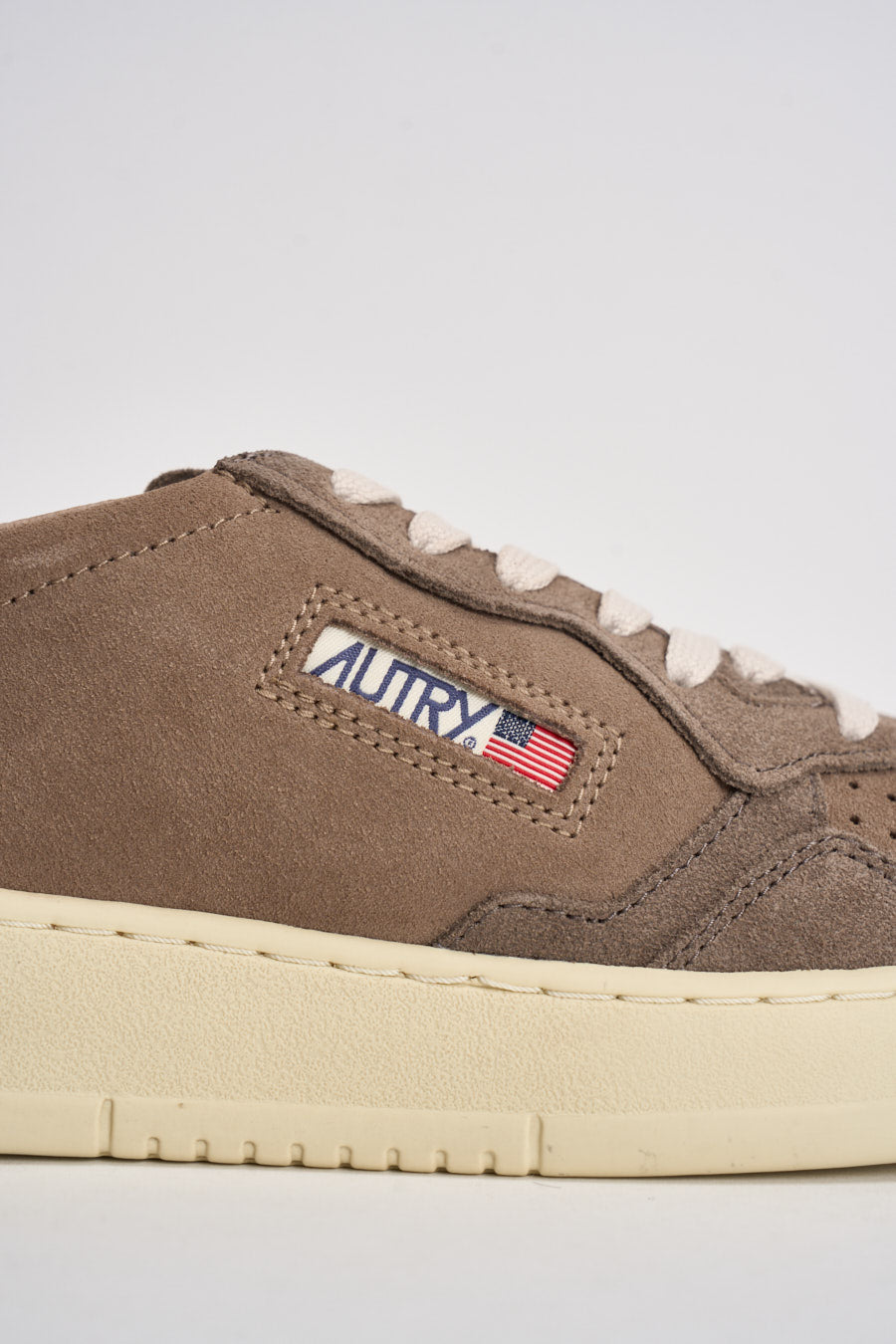 Sneakers uomo Medalist Low in suede marrone AULM TS41 AUTRY 