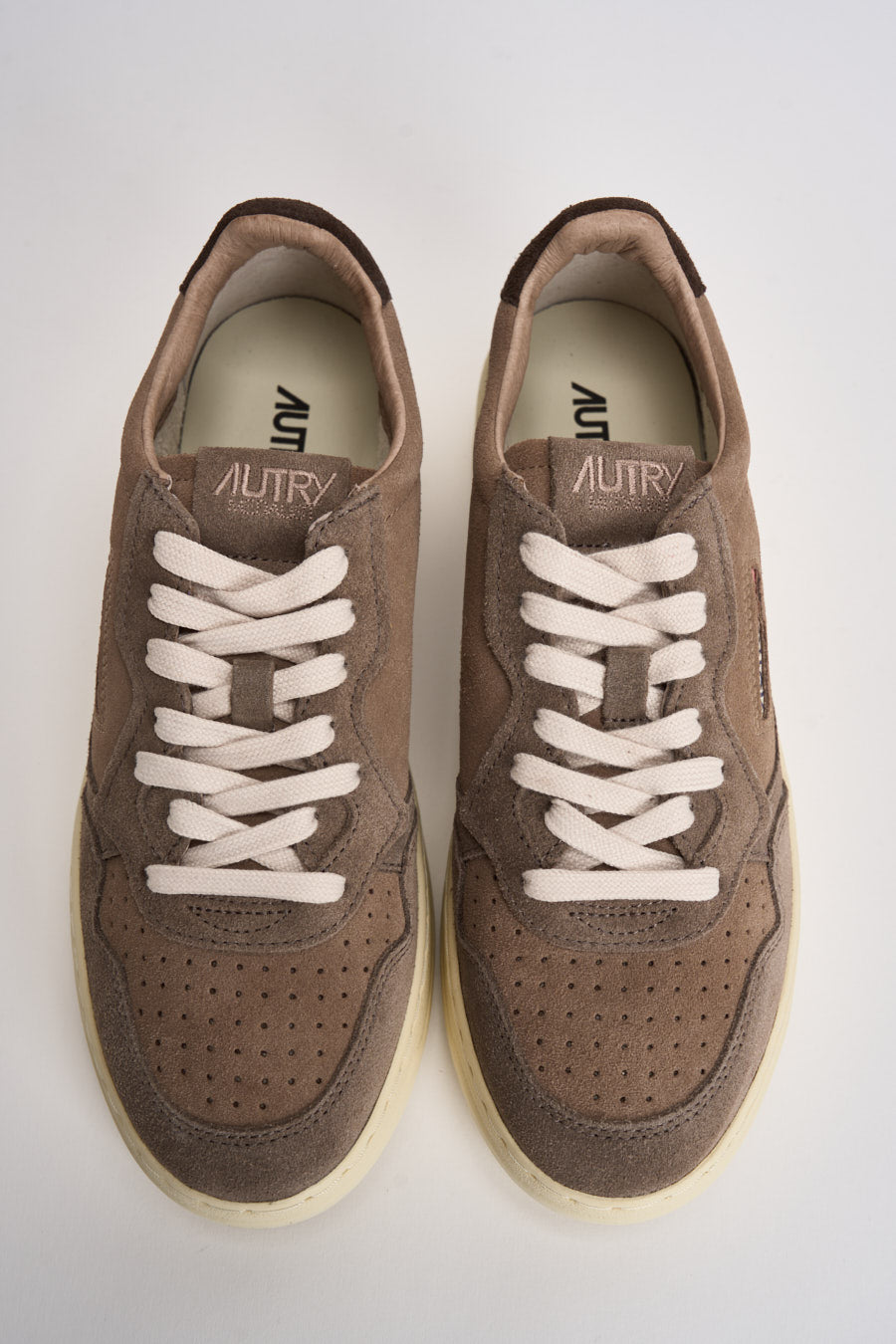 Sneakers uomo Medalist Low in suede marrone AULM TS41 AUTRY 