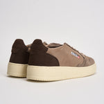 Sneakers uomo Medalist Low in suede marrone AULM TS41 AUTRY 