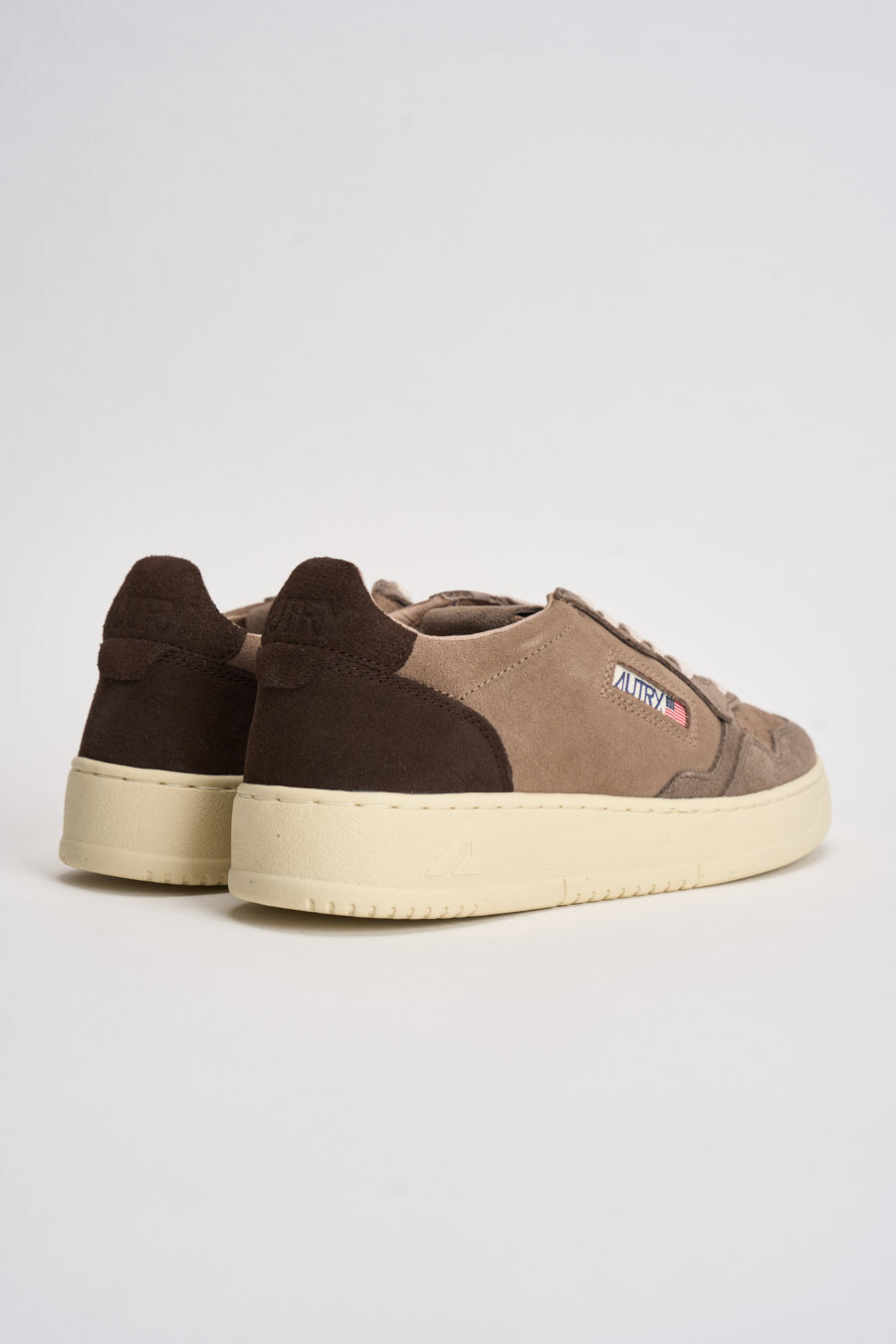 Sneakers uomo Medalist Low in suede marrone AULM TS41 AUTRY 