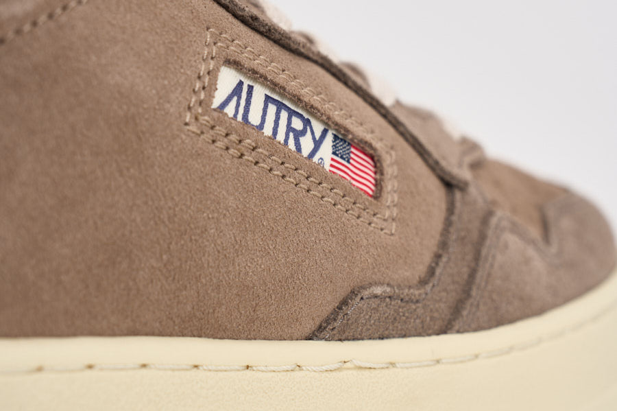 Sneakers uomo Medalist Low in suede marrone AULM TS41 AUTRY 