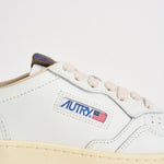 Sneakers Medalist Low donna bianche e moro AULW HJ03 AUTRY 