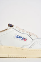 Sneakers Medalist Low donna bianche e moro AULW HJ03 AUTRY 