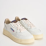 Sneakers Medalist Low donna bianche e moro AULW HJ03 AUTRY 