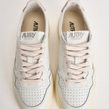 Sneakers donna Medalist Low bianca e oro AULW LL06 AUTRY 