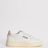 Sneakers Medalist Low donna bianca e rosa AULW LL16 AUTRY 