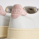 Sneakers Medalist Low donna bianca e rosa AULW LL16 AUTRY 