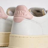 Sneakers Medalist Low donna bianca e rosa AULW LL16 AUTRY 