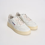 Sneakers Medalist donna bianca e sabbia AULW LL27 AUTRY 
