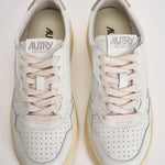 Sneakers Medalist donna bianca e sabbia AULW LL27 AUTRY 