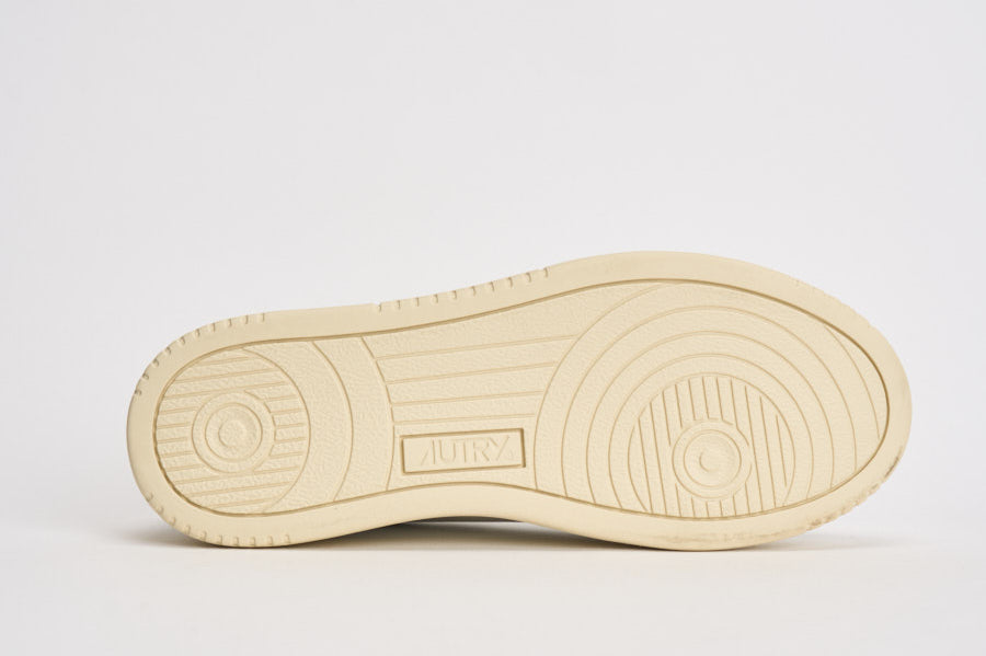 Sneakers Medalist donna bianca e sabbia AULW LL27 AUTRY 