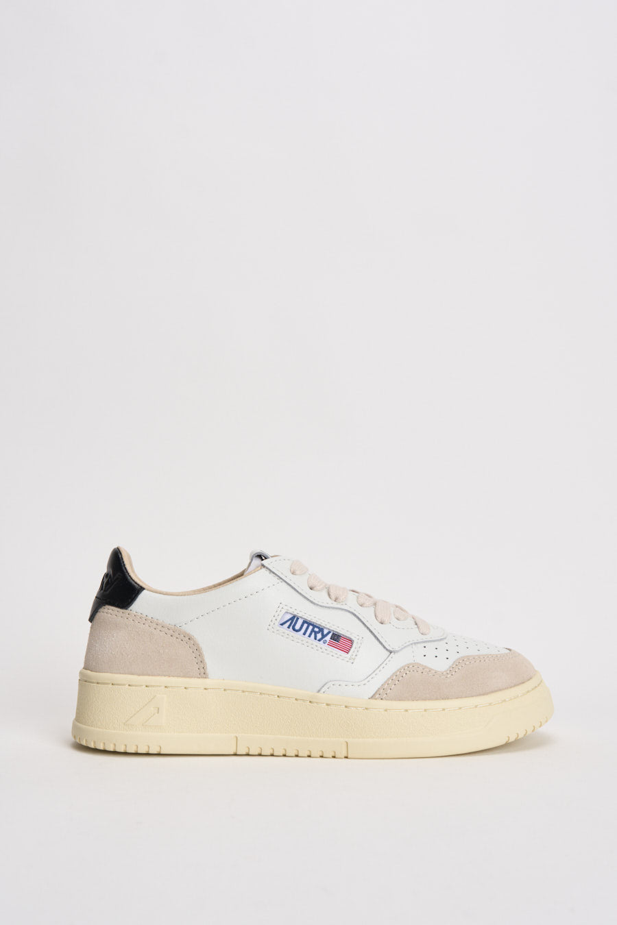 Sneakers donna medalist low in suede e nera AULW LS21 AUTRY 
