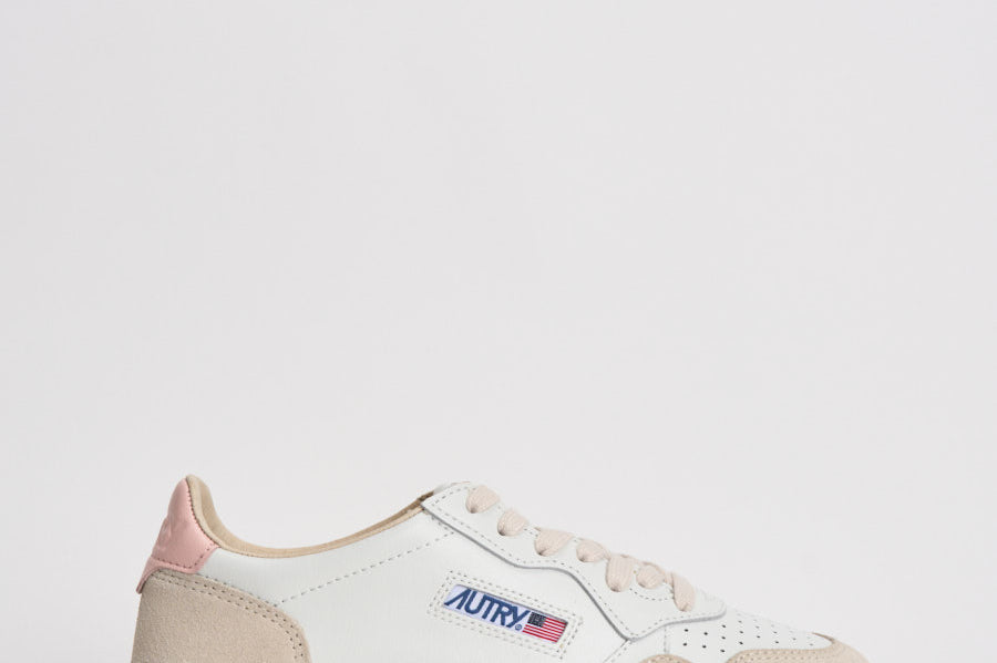 Sneakers donna medalist low in suede e rosa AULW LS37 AUTRY 