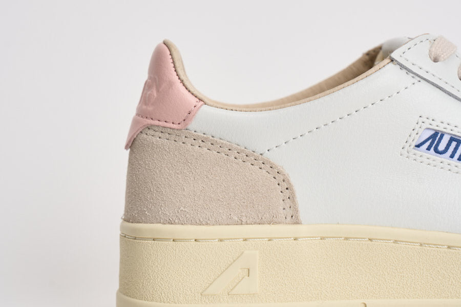 Sneakers donna medalist low in suede e rosa AULW LS37 AUTRY 