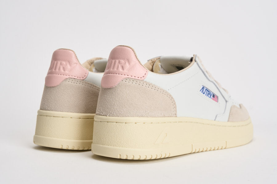 Sneakers donna medalist low in suede e rosa AULW LS37 AUTRY 