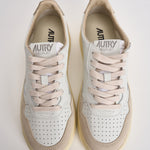 Sneakers donna Medalist low in suede e oro AULW LS75 AUTRY 