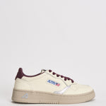 Sneakers donna Medalist panna e bordeaux AULW NE19 AUTRY 