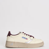 Sneakers donna Medalist panna e bordeaux AULW NE19 AUTRY 