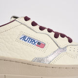 Sneakers donna Medalist panna e bordeaux AULW NE19 AUTRY 