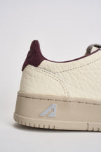 Sneakers donna Medalist panna e bordeaux AULW NE19 AUTRY 