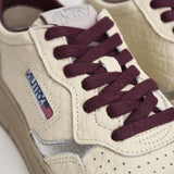 Sneakers donna Medalist panna e bordeaux AULW NE19 AUTRY 
