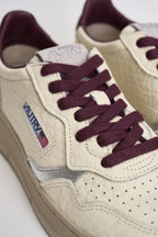 Sneakers donna Medalist panna e bordeaux AULW NE19 AUTRY 