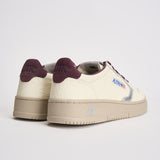 Sneakers donna Medalist panna e bordeaux AULW NE19 AUTRY 