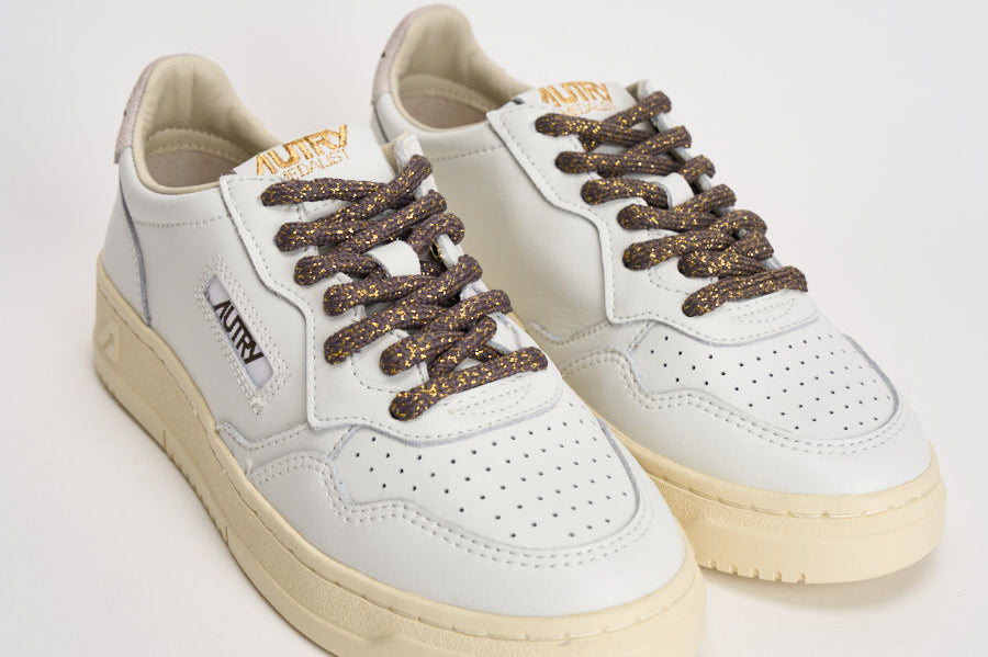 Sneakers donna Medalist bianca e bronzo AULW SW05 AUTRY 