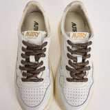 Sneakers donna Medalist bianca e bronzo AULW SW05 AUTRY 