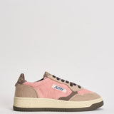 Sneakers Medalist low donna in velluto rosa AULW V101 AUTRY 