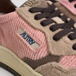 Sneakers Medalist low donna in velluto rosa AULW V101 AUTRY 