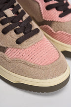 Sneakers Medalist low donna in velluto rosa AULW V101 AUTRY 