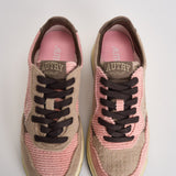 Sneakers Medalist low donna in velluto rosa AULW V101 AUTRY 