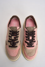 Sneakers Medalist low donna in velluto rosa AULW V101 AUTRY 