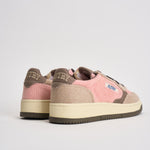 Sneakers Medalist low donna in velluto rosa AULW V101 AUTRY 